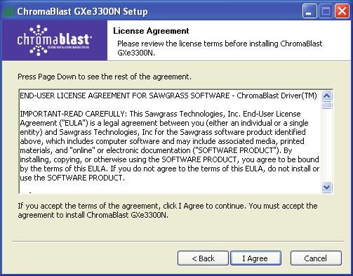 Check that you are installing ChromaBlast GXe3300N v2.9.4 and click Next (Figure 5).