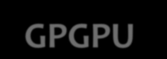 GPGPU Early Days GPU wrapper for GP programming Such