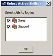 Managing Your Station Selecting a Skill Group Station Type Softphone Response or Action your station is connected automatically.