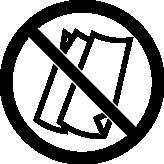Safety Symbol Description Do not burn the drum cartridges.