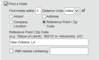 Your Travel site allows you to automatically reserve a car, allowing you to bypass viewing the car search results. When you select this option, additional fields appear.