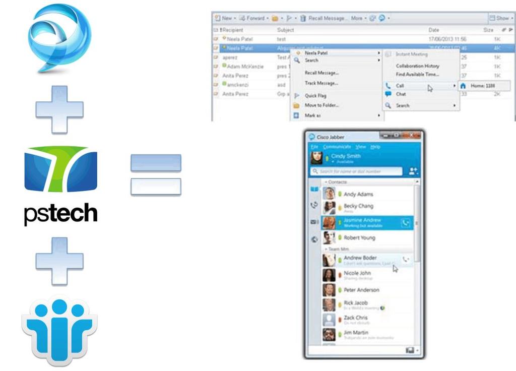 Data Sheet PSTech Cisco Jabber Integration with IBM Notes: Opening up new dimensions for email productivity Product Overview PSTech Cisco Jabber Integration with IBM Notes is a plugin that allows