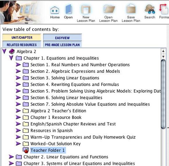 5. To add Activities to your new section, or any other section, select that section in the Resource. 6. From the Edit Resources menu, choose Add Teacher Activity. The Add Activity dialog box appears.