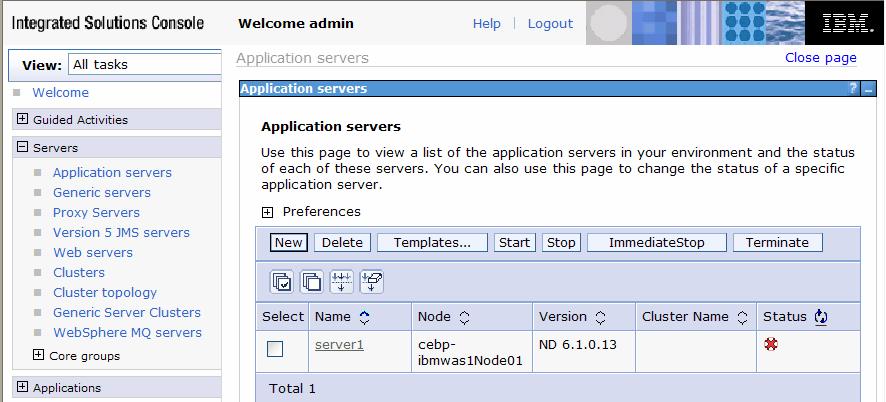 5. IBM WebSphere Application Server This section describes the steps for configuring JMS resources, including JMS connection factories and queues, on the IBM WAS. 5.1. Server Ports Step 1.