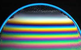 The phenomenon of light interference is responsible for the colors one sees when looking at a thin film of oil on water, soap bubbles, and CDs.