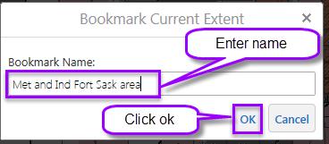 Note: Bookmarks are based on the user not