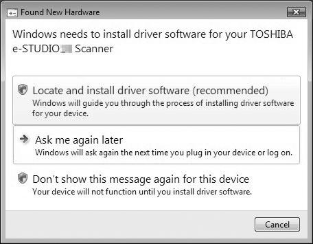 2 INSTALLING DRIVERS 2.INSTALLING DRIVERS Installing the drivers using Plug and Play When using Plug and Play, first the scanner driver is installed, and then the printer driver.