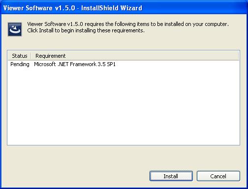 System Software Installation.NET Framework If the.net framework 3.