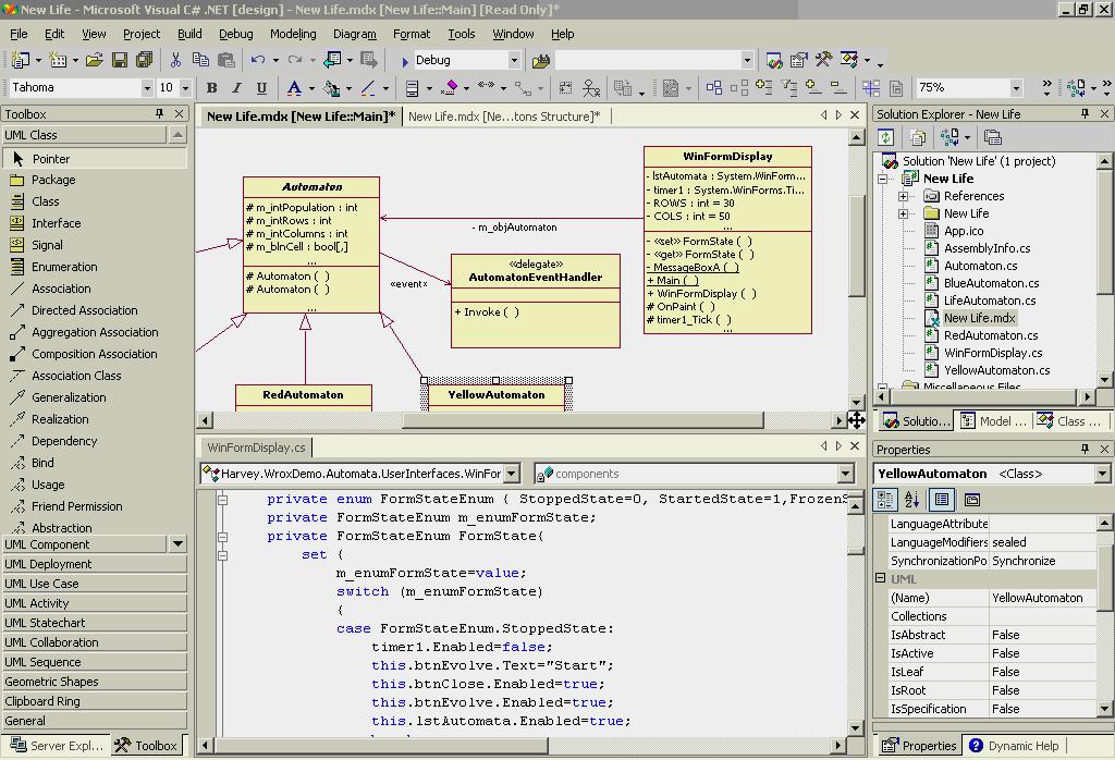 XDE One IDE for design and code Code-centric or