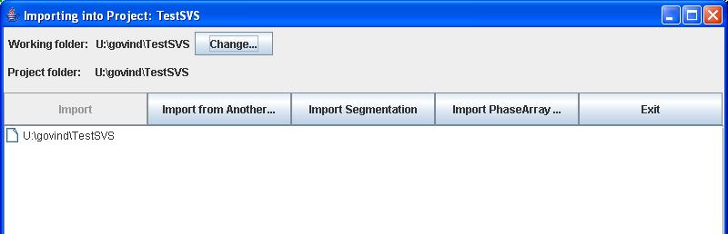 Figure 19 Click on the GM button (Figure 20) for importing segmented gray matter images file, browse to a directory that has segmented images,
