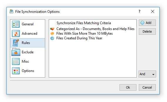 6 Synchronizing Specific File Types of Files DiskBoss Ultimate and DiskBoss Server provide power computer users and IT administrators with the ability to synchronize specific file types or file