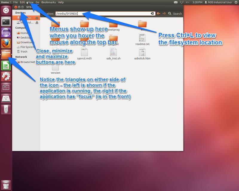 Ubuntu Windows Close, minimize, and maximize buttons are at top left of window, not top right