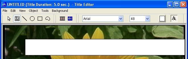 Let s enter a text-based title 6. Select [File] >> [Save] from the menu. The confirmation message will appear. 1.