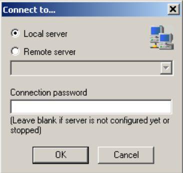 SNMP MIB support Figure 41: Connect to... dialog box 12. Click OK (do not fill in fields). 13. Click OK at the warning message. 14. Click Start.