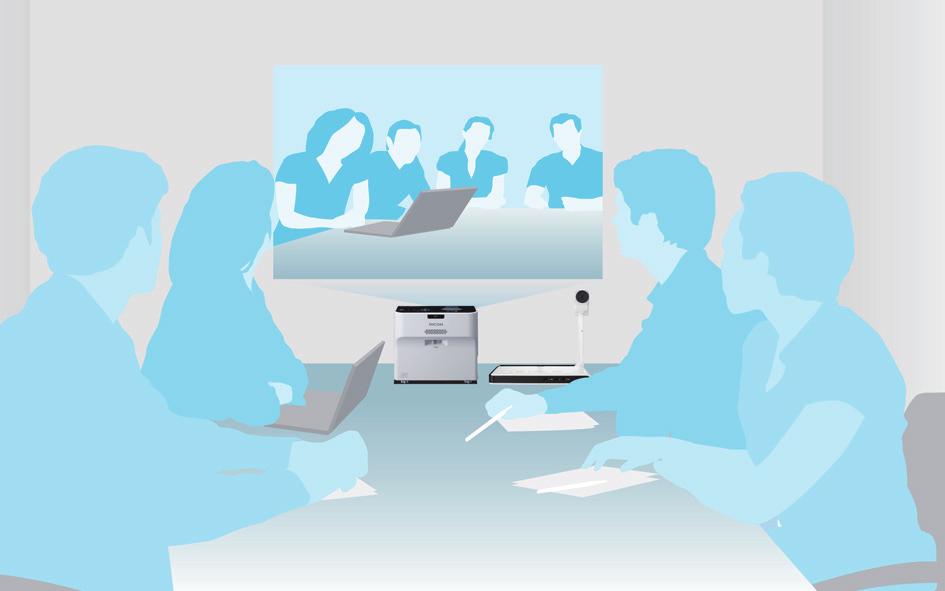 Easy expandability lets you maximize your investment in Ricoh projectors. Connect a Ricoh Unified Communications System P3000 for an affordable video-conferencing display.