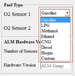 Analog output is used to indicate O2% Gauge Settings: which is used to set the Gauge input signal range, only apply to ALM-Gauge.
