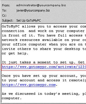 Understanding the User s Setup Experience GoToMyPC Corporate Administration Center Guide After you send the activation email, your new users can immediately download and install the GoToMyPC