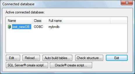 All ODBC settings can be verified by