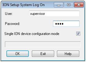 Chapter 3: Configuring ION Setup ION Setup 3.0 Device configuration guide 3.