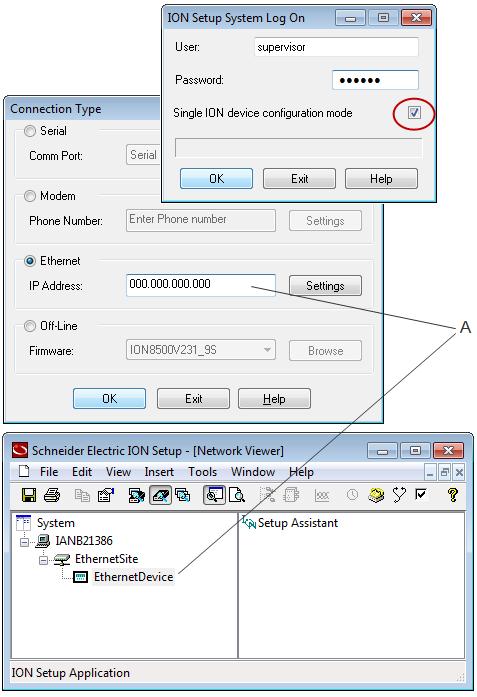 Single device mode Network mode A In Single Device mode, you can only view the device to which you are connected B In Network mode, you can see all of the devices that are part of your network When