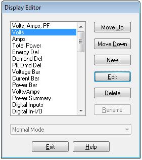 To add a new parameter to the list, click New. To remove an existing parameter, select it, then click Delete.