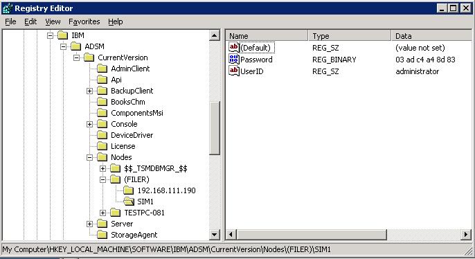 The result is stored in the Windows Registry (Figure 5-6).