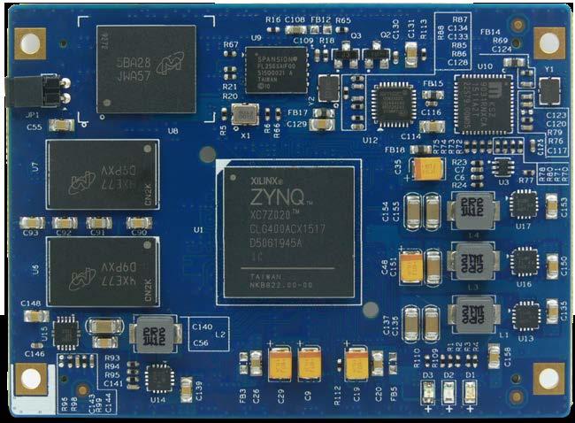 MYC-C7Z010/20 CPU Module - 667MHz Xilinx XC7Z010/20 Dual-core ARM Cortex-A9 Processor with Xilinx 7-series FPGA logic - 1GB DDR3