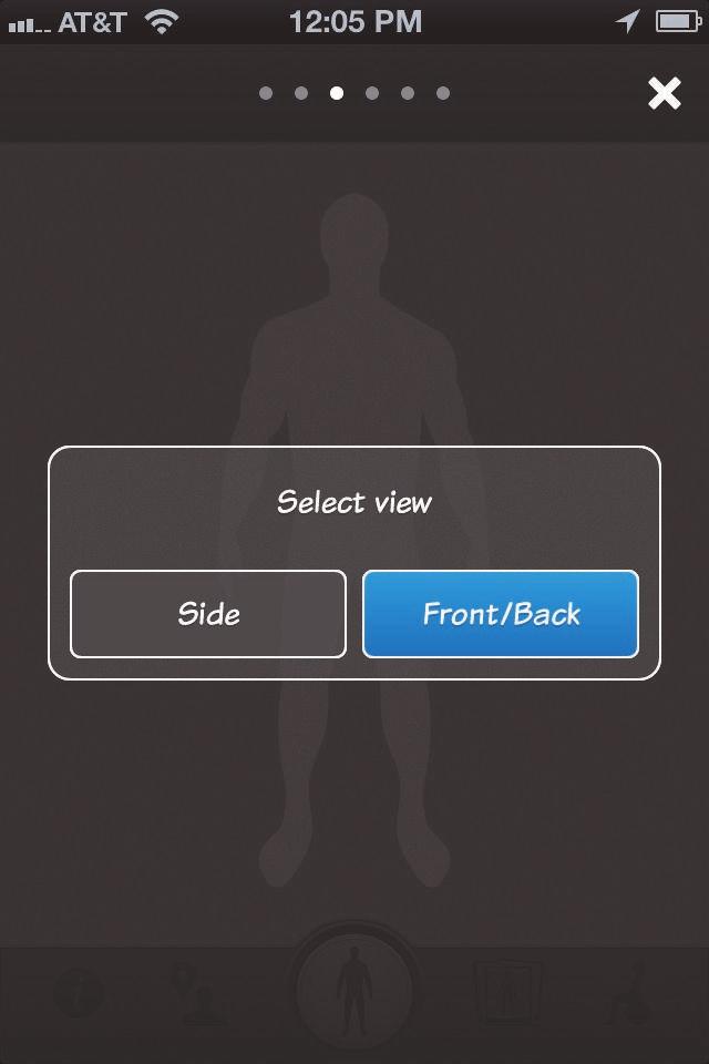 PostureZone App allows you to assess front, back and side view posture pictures.