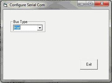 Operation: Configure Serial COM Settings Serial COM Settings Use this function to set the serial communication settings for