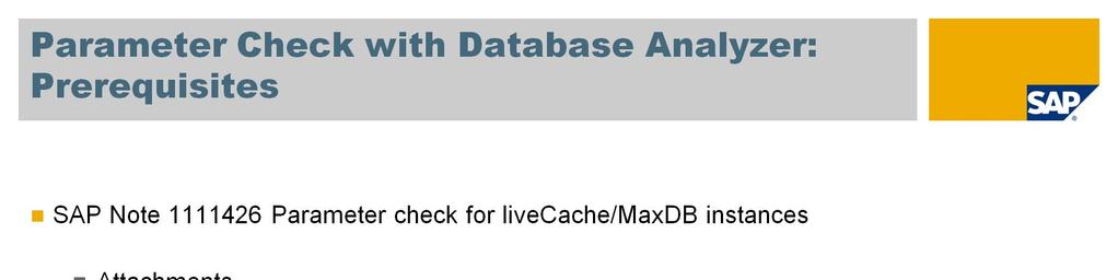 As bad performance could be caused by wrong parameter settings, you should check the database configuration first. SAP MaxDB offers a check tool for MaxDB kernel parameter settings.
