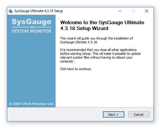 3 Product Installation SysGauge is available as a free download from our web site page and from a large number of software directories from around the world.