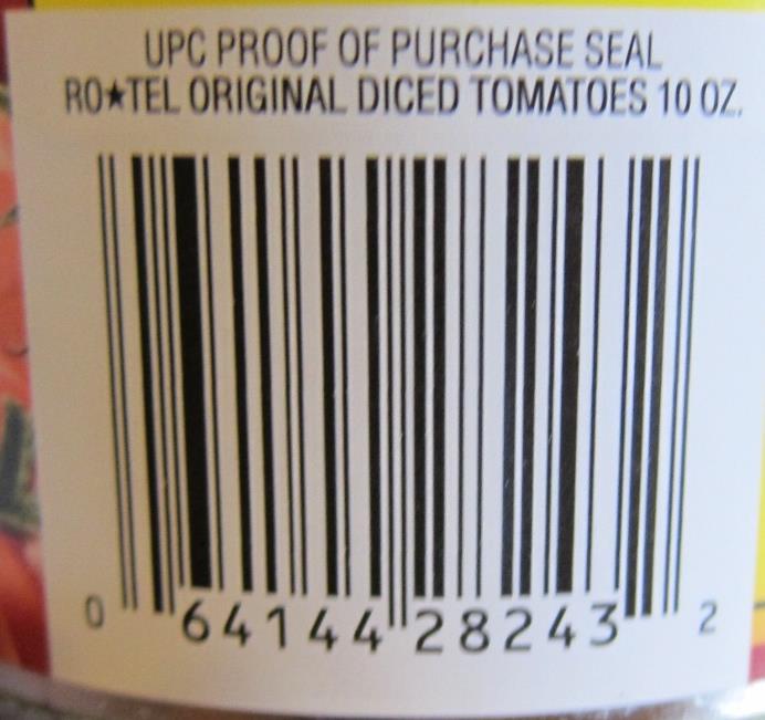 Math 167 Ch 16 WIR 1 (c) Janice Epstein and Tamara Carter 2015 CHAPTER 16 IDENTIFICATION NUMBERS Consider the UPC code on a can of RO TEL tomatoes The scanner is not working so the clerk enters the