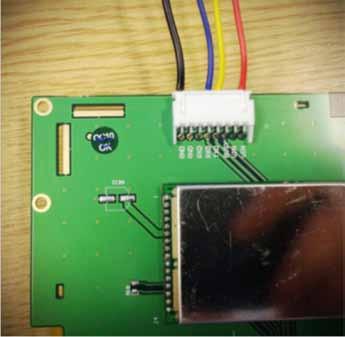 Before connecting the UART display, you need to ensure that the Jumper on the back of the display is connected to the RS232