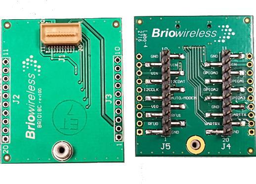 The break out board is used to provide an easy connectivity to the BitPipe Cellular modem connector when prototyping.