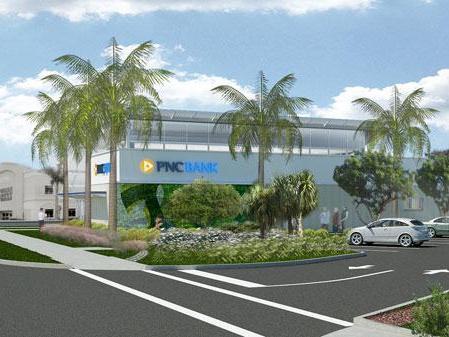 PNC expects the branch to exceed LEED Platinum certification and be its most energy efficient,