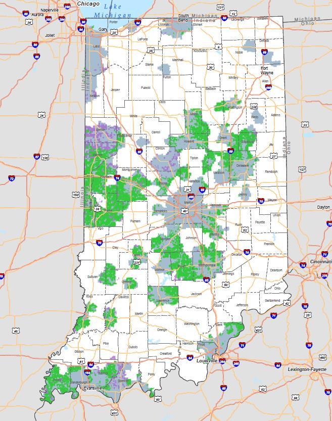 Planned FWI Site Locations will be Broadly Distributed Across AT&T s Rural Territory throughout