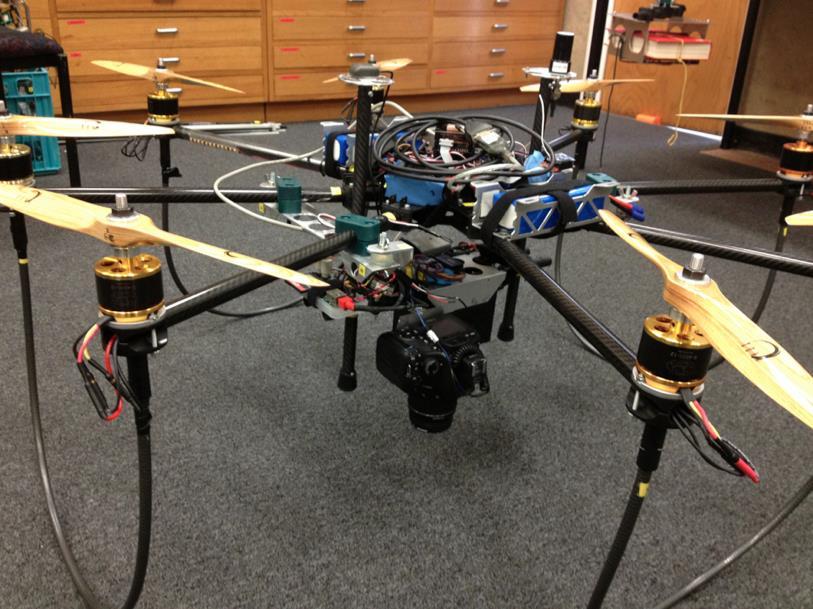 Platform, Sensors, and Integration Octocopter made by small boutique manufacturer in