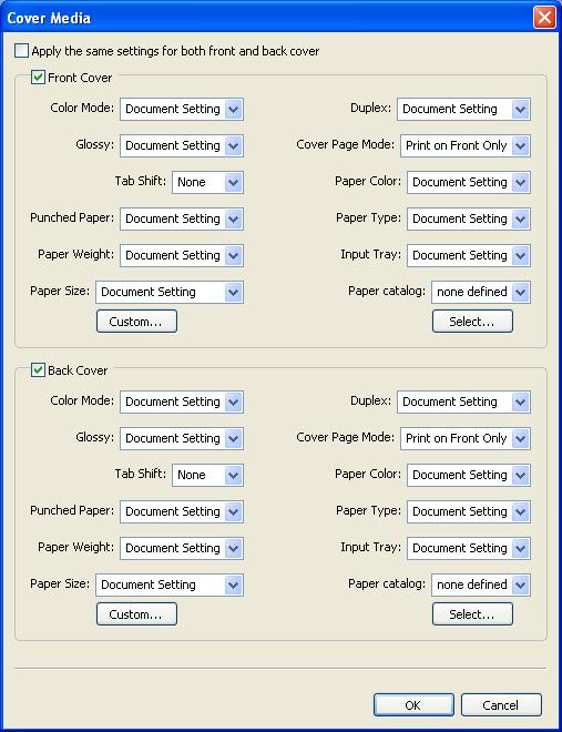 COMMAND WORKSTATION, WINDOWS EDITION 25 6 To define properties for individual pages or page ranges, click New Page Range. For more information, see To define media for specific pages on page 26.