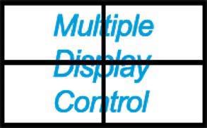 Format Select the format to display the split screen. H Select the number of horizontal display devices. A maximum of 15 displays can be arranged in a row.