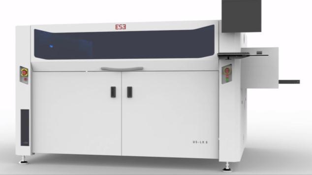LED or Large Board Printer Model The automatic screen and stencil printing system US-8500X based on Standard US-X platform was developed to cover LED, LCD and much larger substrate up to 850mm.
