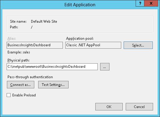 Chapter 5 4 Click the ASP.NET tab. 5 Click Edit Configurations. Procedure Follow these steps to modify ASP.