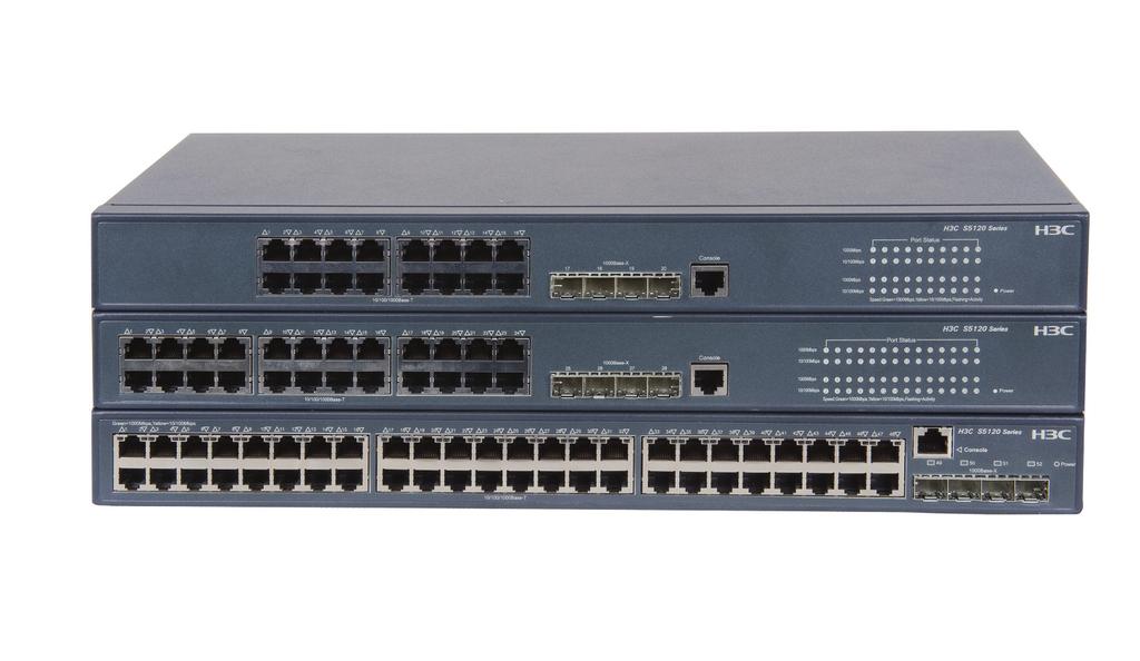 2 H3C S5120-SI SERIES GIGABIT ETHERNET SWITCHES FEATURES (continued) Diversified Quality of Service Policies Quality of service (QoS) is an advanced traffic prioritization feature that preserves