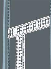 Can be mounted from front to back horizontally across the bottom or sides of the PROLINE frame Can be mounted left to right horizontally between front-to-back pairs or from the sides of the PROLINE