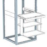 PROLINE Shelves, Rails, and Lighting Packages PROLINE In t e r n a l Com p on e nt s P20, A80LT Printer Shelf The printer shelf is used for supporting a continuous feed printer.