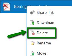 file or a folder: Right Click the File that