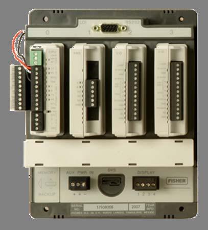 Main Unit The FloBoss 107 consists of a main unit with 4 module slots.