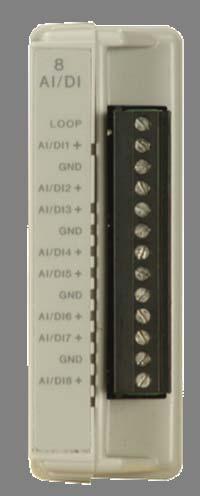 AI/DI Module This input module provides 8 single-ended analog or discrete inputs.