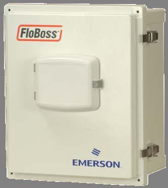 Available Offshore Enclosure A polycarbonate enclosure is also available to meet the needs of harsh off-shore environments. It houses the FloBoss 107 main unit and LCD touchpad.