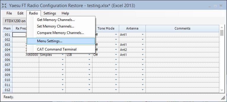 Remember, populated rows in the transceiver will only be updated by populated rows in the worksheet.