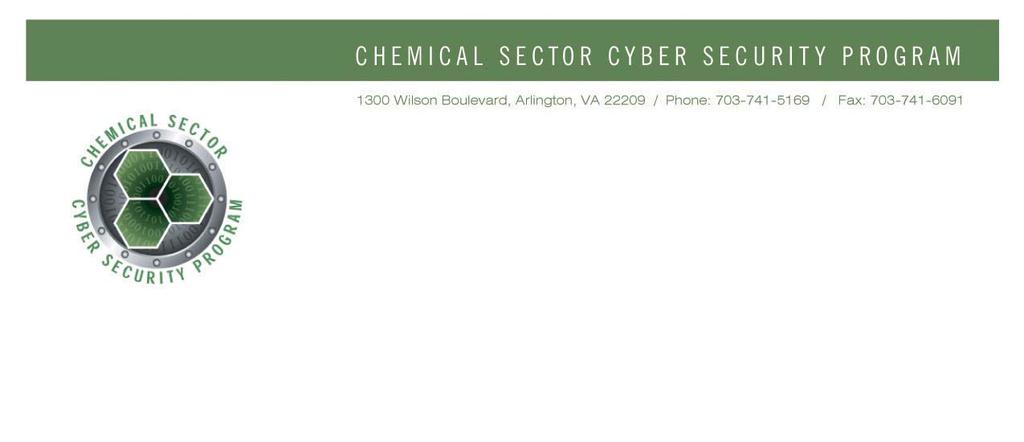 Strategy Document U.S. Chemical Sector Cyber Security Strategy